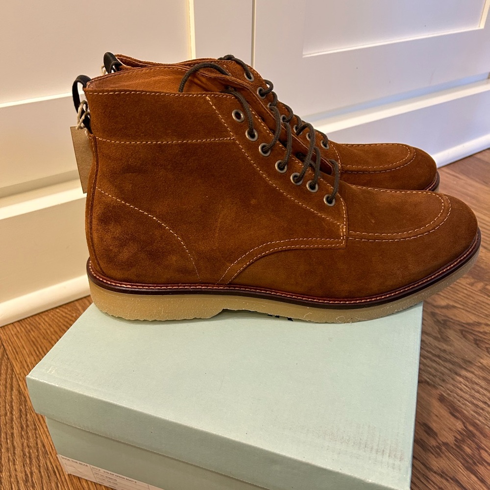 Men’s Shoe The Bear Kip Apron Boot, size 45, NEW
